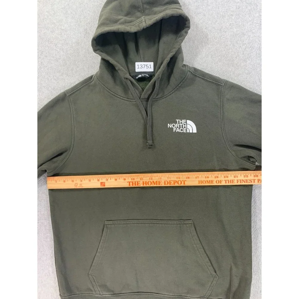 The North Face Cotton Blend Explorer Hoodie Sweatshirt (Men's Medium)‎ Green
